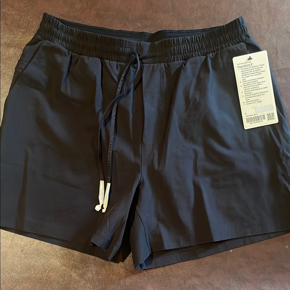 lululemon athletica Black Swim Trunks
